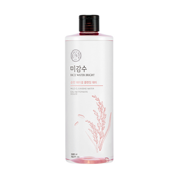 THE FACE SHOP Rice Water Bright Mild Cleansing Water 500ml - Glamourous Grace