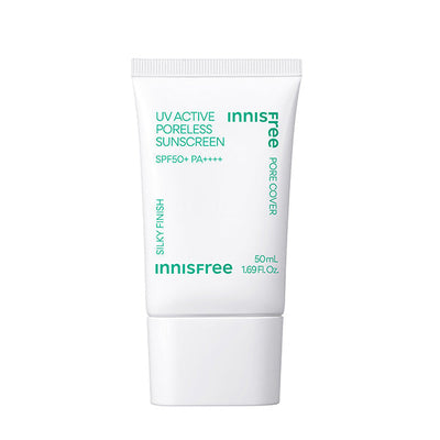 innisfree UV Active Poreless Sunscreen 50ml SPF50+ PA++++ - Glamourous Grace