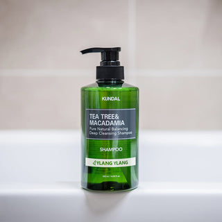 KUNDAL TEA TREE&MACADAMIA Pure Natural Balancing Deep Cleansing Shampoo 500ml #YLANG YLANG - Glamourous Grace