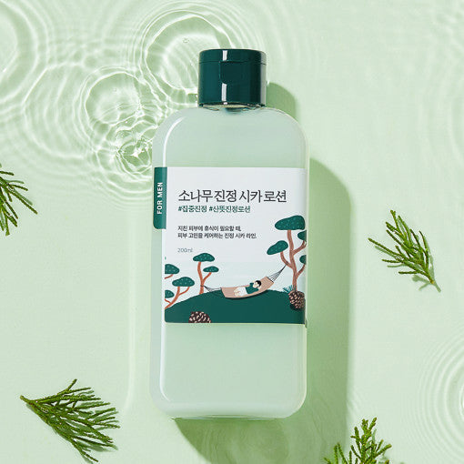 Round Lab For Men Pine Calming Cica Lotion 200ml - Glamourous Grace