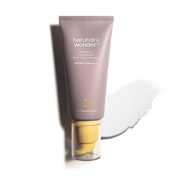 [haruharu wonder] Black Rice Pure Mineral Relief Daily Sunscreen SPF50+ 50ml - Glamourous Grace