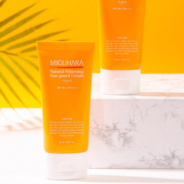 MIGUHARA Natural Whitening Sun Guard Cream Origin SPF50+/PA++++ 50ml - Glamourous Grace