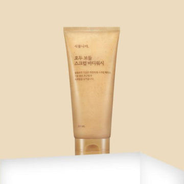 Shingmulnara Walnut Srub Body Wash 200ml - Glamourous Grace