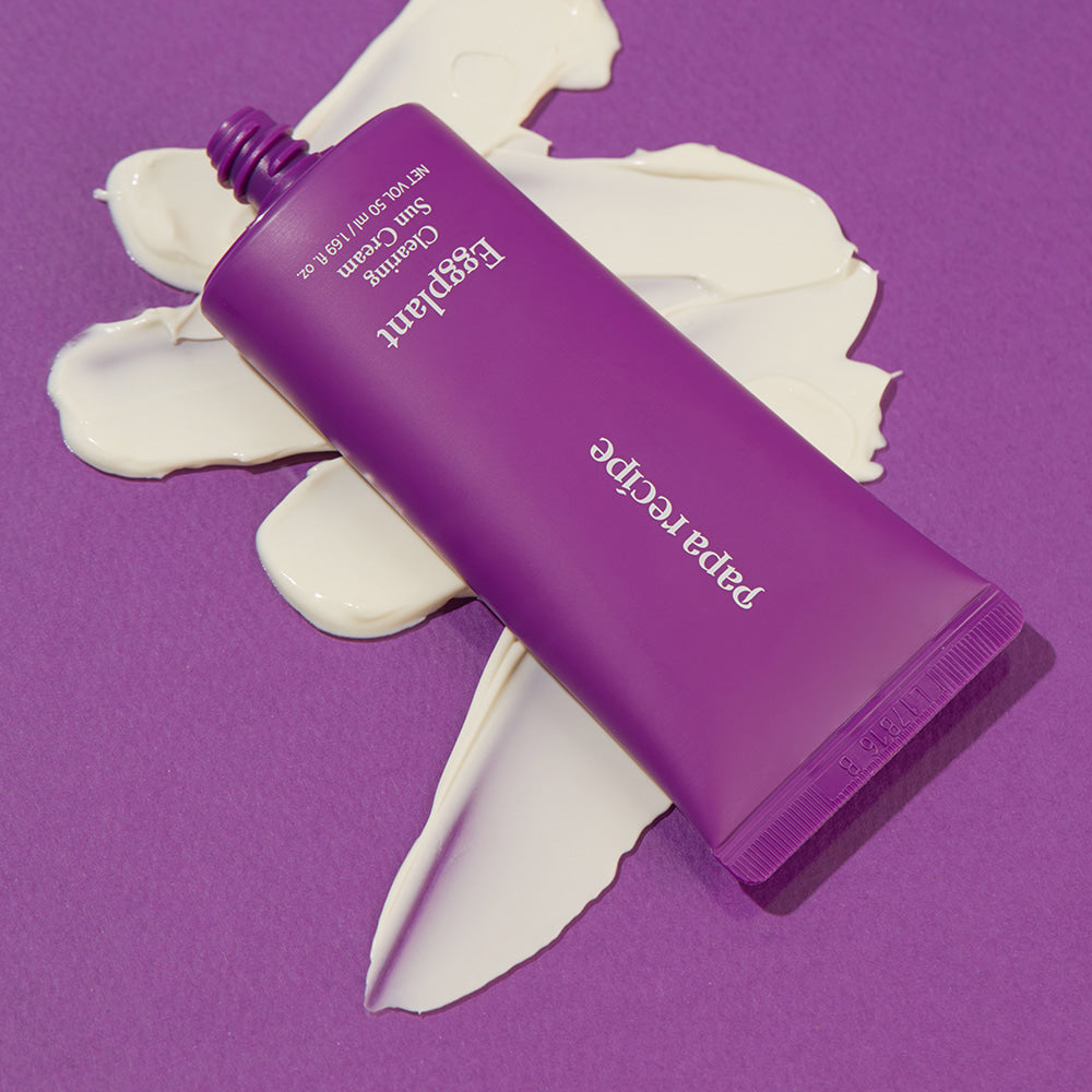 papa recipe Eggplant Clearing Sun Cream 50ml (SPF 50+ PA++++) - Glamourous Grace