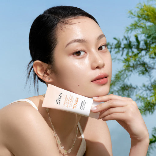 make p:rem Glow Beige Tone Up Sun Cream 50ml - Glamourous Grace