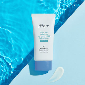 make p:rem UV Defense Me. Daily Sun Essence SPF 50+ PA++++ 50ml - Glamourous Grace