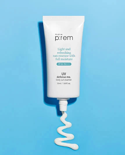 make p:rem UV Defense Me. Daily Sun Essence SPF 50+ PA++++ 50ml - Glamourous Grace