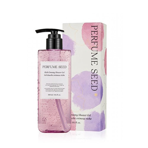 THE FACE SHOP Perfume Seed Velvet Rich Creamy Shower Gel 300ml - Glamourous Grace