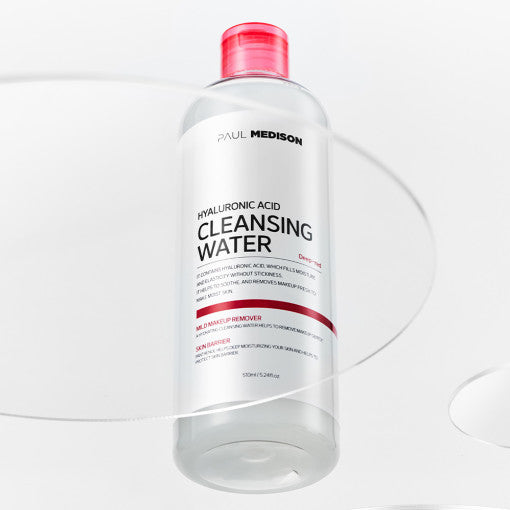 PAUL MEDISON  Deep Red Hyaluronic Acid Cleansing Water 510ml - Glamourous Grace