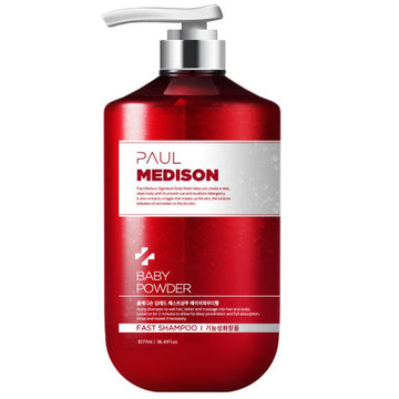 PAUL MEDISON Deep Red Fast Hair Loss Shampoo 1077ml #Baby Powder - Glamourous Grace
