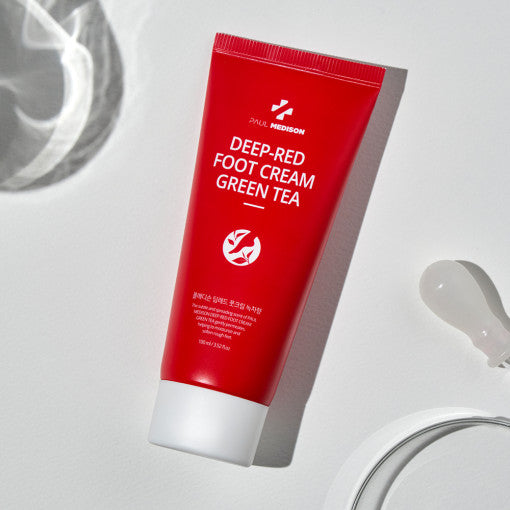 PAUL MEDISON Deep-red Foot Cream Green Tea 100ml - Glamourous Grace