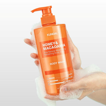 KUNDAL HONEY & MACADAΜΙΑ PURE BODY WASH 500ml (13-type) - Glamourous Grace