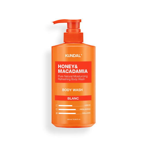 KUNDAL HONEY & MACADAΜΙΑ PURE BODY WASH 500ml (13-type) - Glamourous Grace