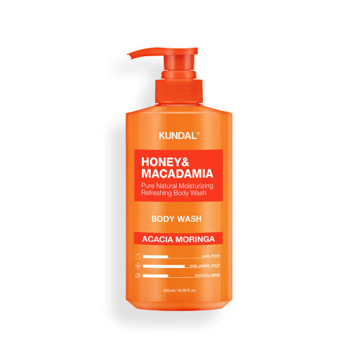 KUNDAL HONEY & MACADAΜΙΑ PURE BODY WASH 500ml (13-type) - Glamourous Grace