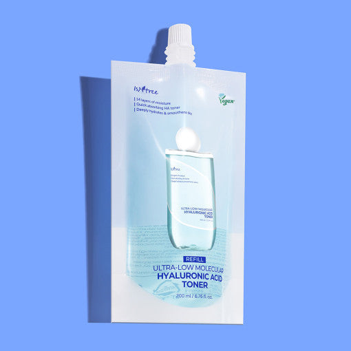 Isntree Ultra-Low Molecular Hyaluronic Acid Toner (REFILL) 200ml - Glamourous Grace