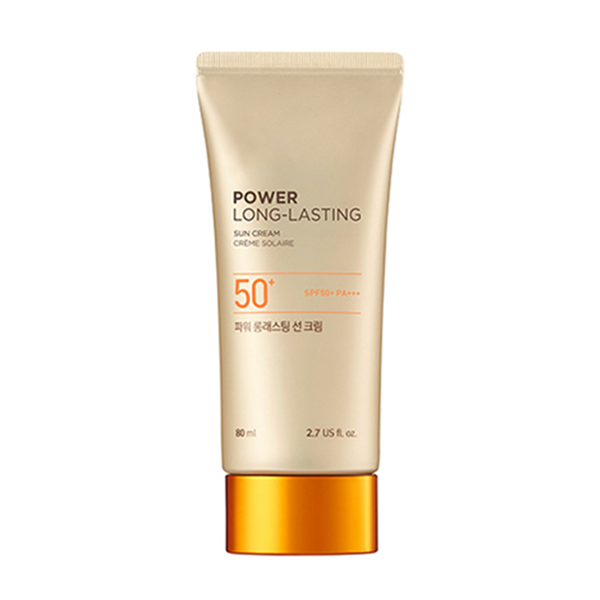 THE FACE SHOP POWER LONG-LASTING SUN CREAM SPF50+ PA+++ 80ml - Glamourous Grace