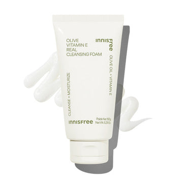innisfree Olive Vitamin E Real Cleansing Foam 150g - Glamourous Grace
