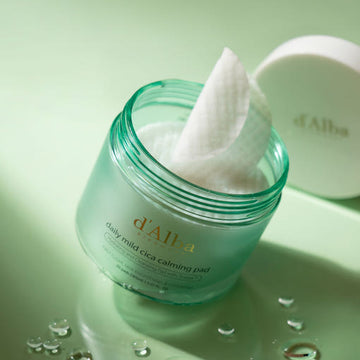 d'Alba Daily Mild Cica Calming Pad 165ml (50ea) - Glamourous Grace