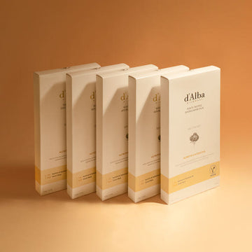 d'Alba White Truffle Double Mask Pack [Nutritive/Hydrating] 32.5g X 20ea - Glamourous Grace