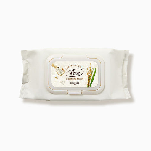 SKINFOOD Rice Daily Brightening Cleansing Tissue 80ea/380ml - Glamourous Grace