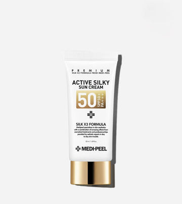 MEDIPEEL Active Silky Sun Cream SPF50+ PA+++ 50ml - Glamourous Grace