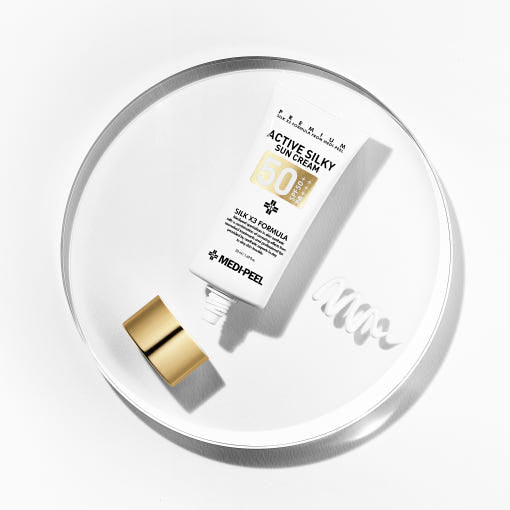 MEDIPEEL Active Silky Sun Cream SPF50+ PA+++ 50ml - Glamourous Grace