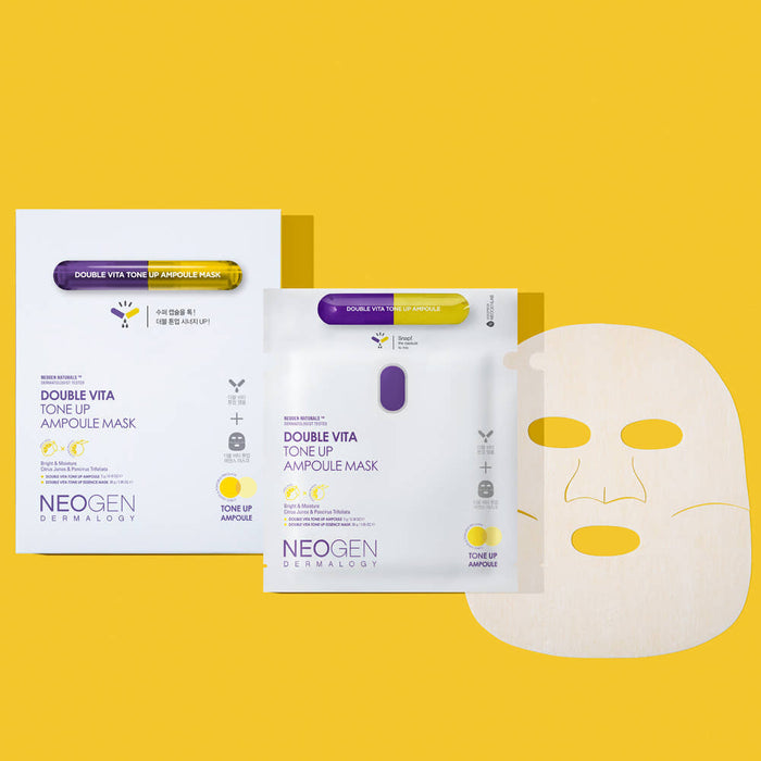NEOGEN Dermalogy Double Vita Tone Up Ampoule Mask 30g X 5ea - Glamourous Grace