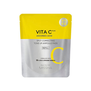 MISSHA Vita C Plus Spot Correcting Tone Up Ampoule Pads 210g/80pads (Refill)