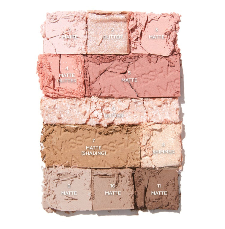 MISSHA Mood Moment Palette 12.5g #Rosy Rooftop - Glamourous Grace