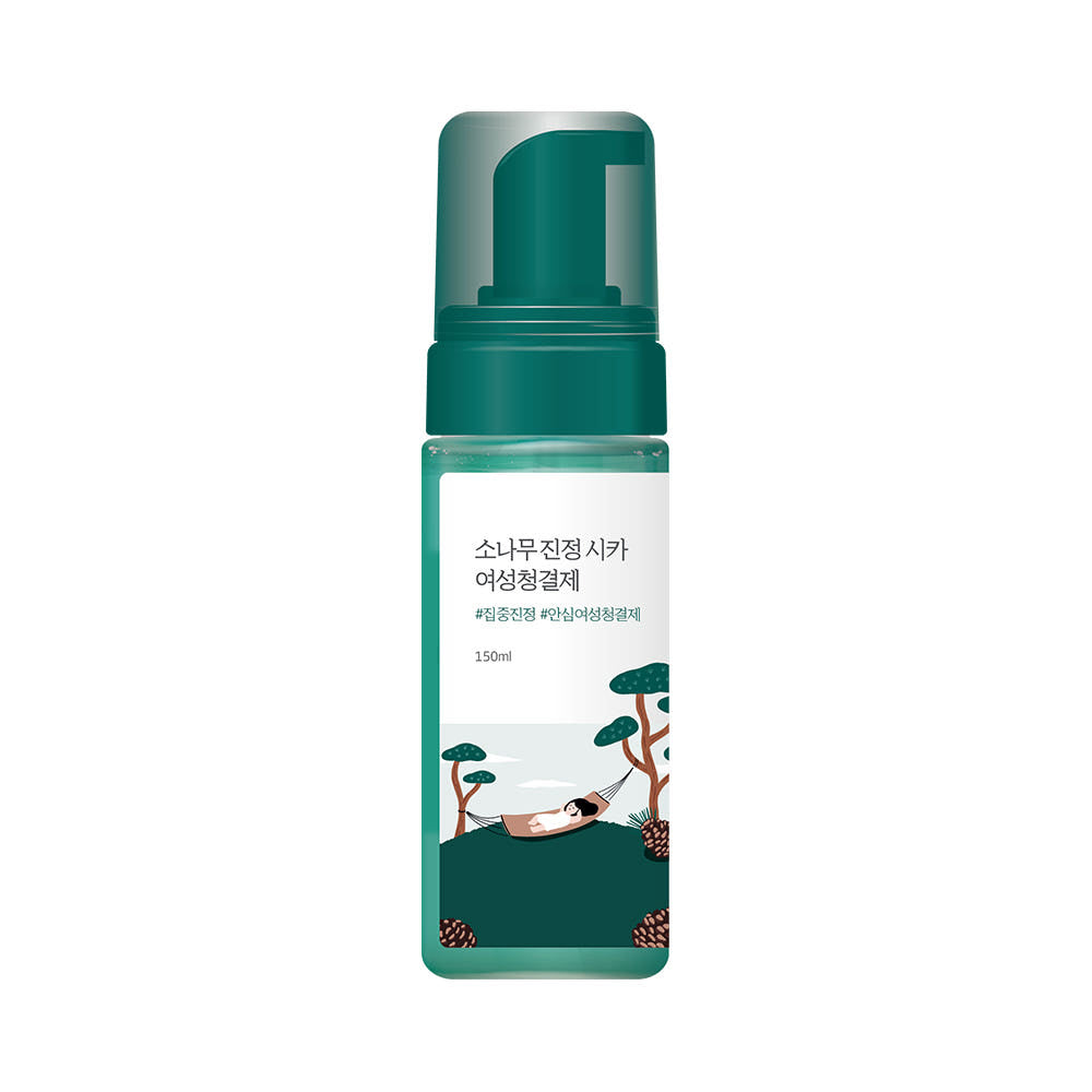 Round Lab Pine Tree Soothing Cica Feminine Cleanser 150ml - Glamourous Grace