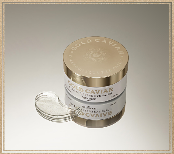 SKINFOOD Gold Caviar Collagen Plus Eye Patch 85g/60ea - Glamourous Grace