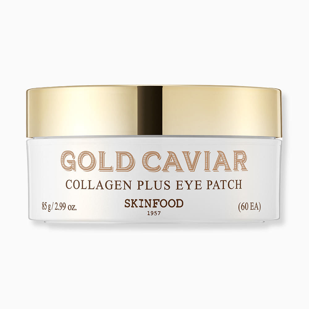 SKINFOOD Gold Caviar Collagen Plus Eye Patch 85g/60ea - Glamourous Grace