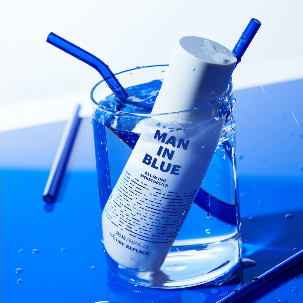[NATURE REPUBLIC] Man In Blue All In One Moisturizer 150ml - Glamourous Grace