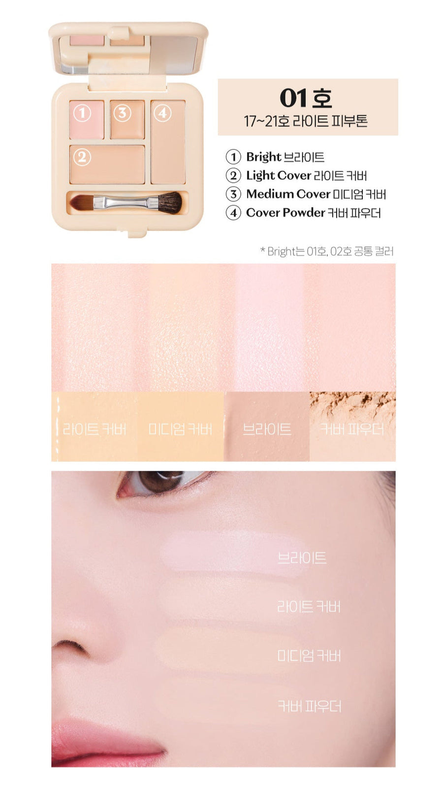 ETUDE Double Lasting Artist Concealer Palette 5.3g