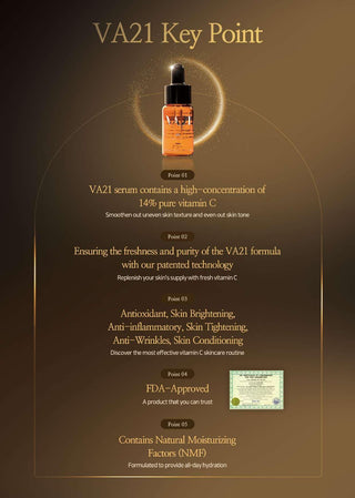 Relaco VA21 PREMIUM PURE VITAMIN C SERUM SET (14ml X 3ea)