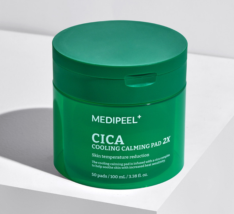 MEDIPEEL CICA COOLING CALMING PAD 2X 100ml / 50pads - Glamourous Grace