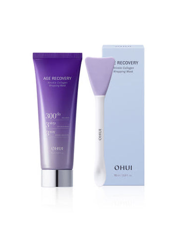 O HUI Age Recovery Wrinkle Collagen Wrapping Mask 70ml - Glamourous Grace