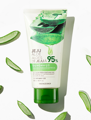 [THE FACE SHOP] Jeju Aloe Fresh Soothing Gel 300ml (Tube)