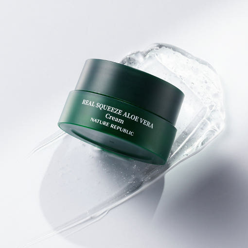 [NATURE REPUBLIC] Real Squeeze Aloe Vera Cream 50ml - Glamourous Grace