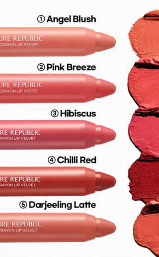 [NATURE REPUBLIC] By Flower Eco Crayon Velvet 2.8g (4colors)