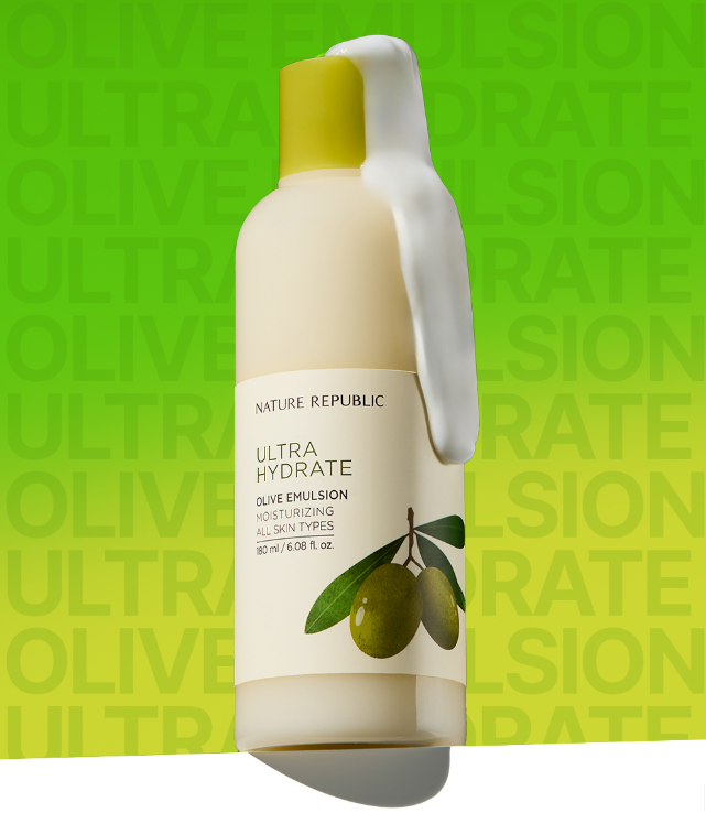 [NATURE REPUBLIC] Ultra Hydrate Olive Emulsion 180ml - Glamourous Grace