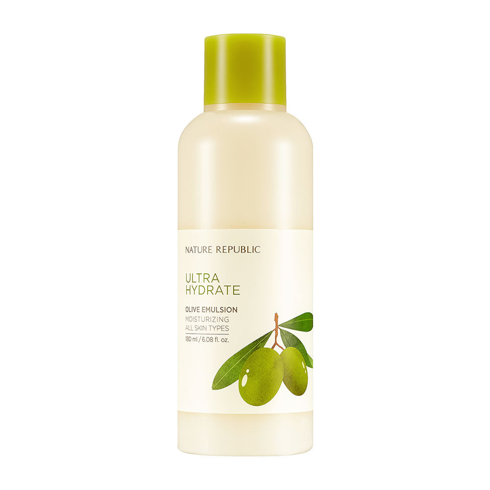 [NATURE REPUBLIC] Ultra Hydrate Olive Emulsion 180ml - Glamourous Grace