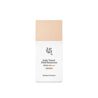 [Beauty of Joseon] Daily Tinted Fluid Sunscreen [VEIL COVER] SPF50+ PA+++ 50ml - Glamourous Grace