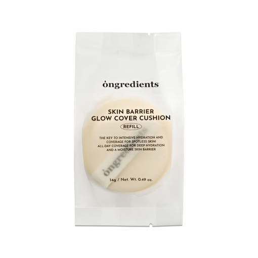 ongredients Skin Barrier Glow Cover Cushion SPF50+ PA +++ 14g (Refill) (3colors) - Glamourous Grace