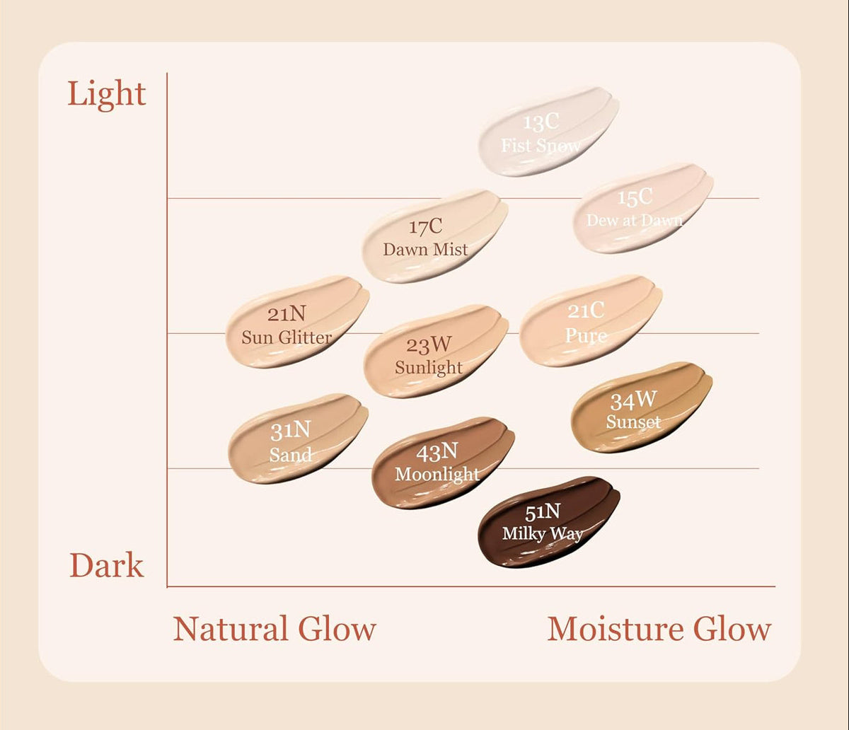 ongredients Skin Barrier Glow Cover Cushion SPF50+ PA +++ 14g (Refill) (3colors) - Glamourous Grace