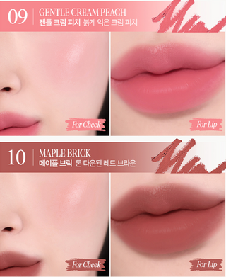 CLIO Butter Balm Crayon + Sharpener Set 3.9g (9colors)