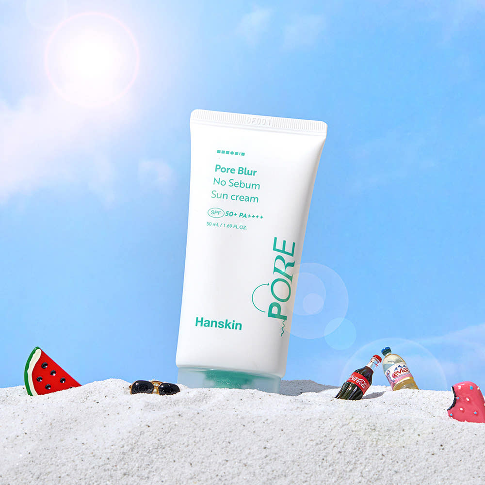 Hanskin Pore Blur No Sebum Sun Cream SPF50+ PA++++ 50ml - Glamourous Grace