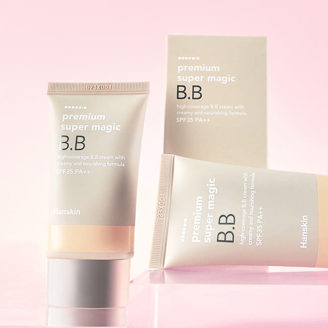 Hanskin Premium Super Magic BB Cream SPF35 PA++ 45g - Glamourous Grace