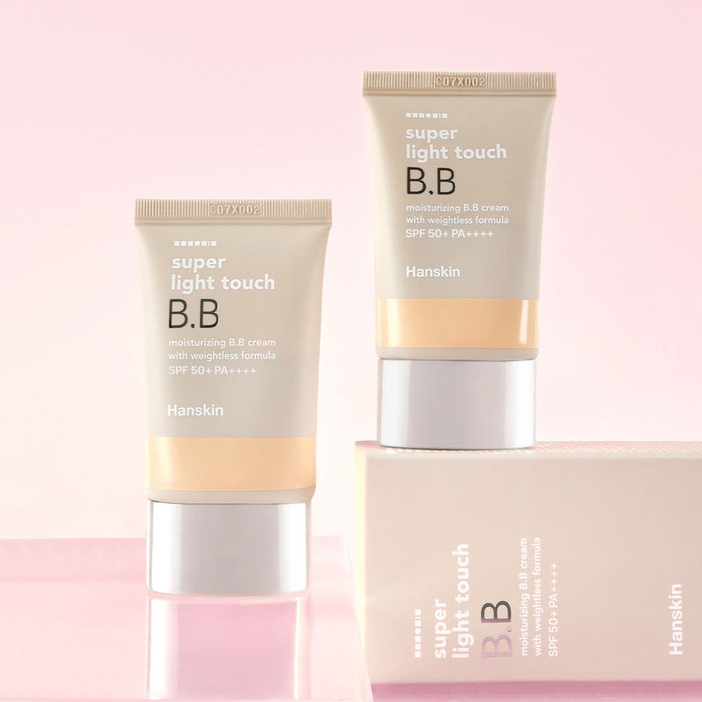 Hanskin Super Light Touch BB Cream SPF50+ PA++++ 30g - Glamourous Grace