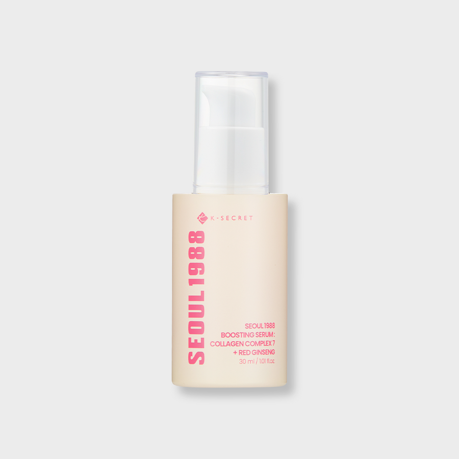 K-SECRET SEOUL 1988 BOOSTING SERUM : COLLAGEN COMPLEX 7 + RED GINSENG 30ml - Glamourous Grace